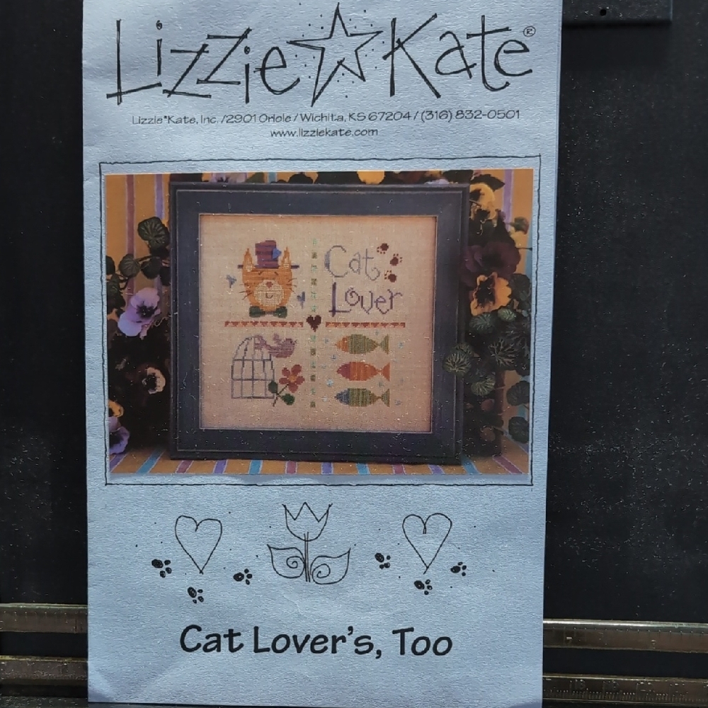 Cat Lover's Too Cross Stitch Kit - Multicolor